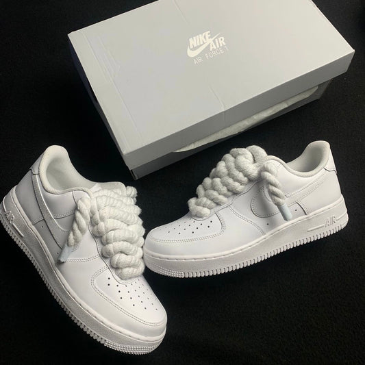Nike Air Force 1 Low White Rope Lace