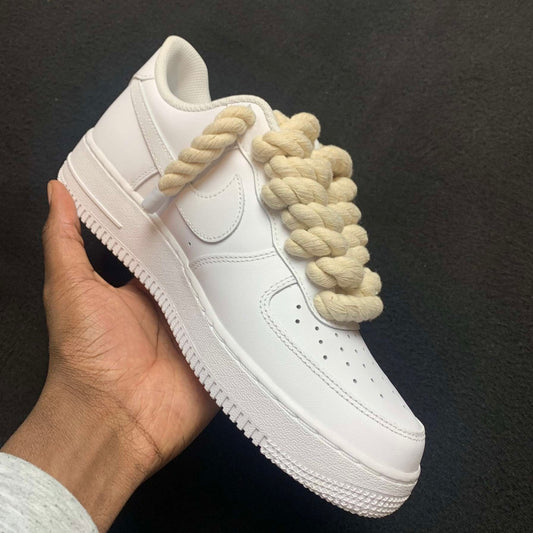 Nike Air Force 1 Low Cream Rope Lace