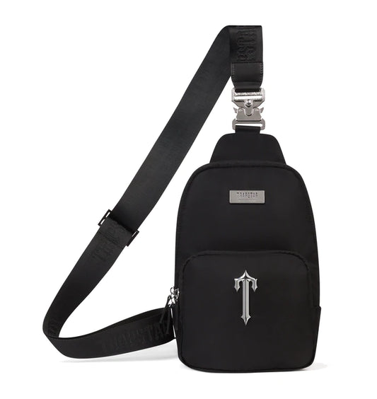 Trapstar Premium Irongate T Sling Bag - Black