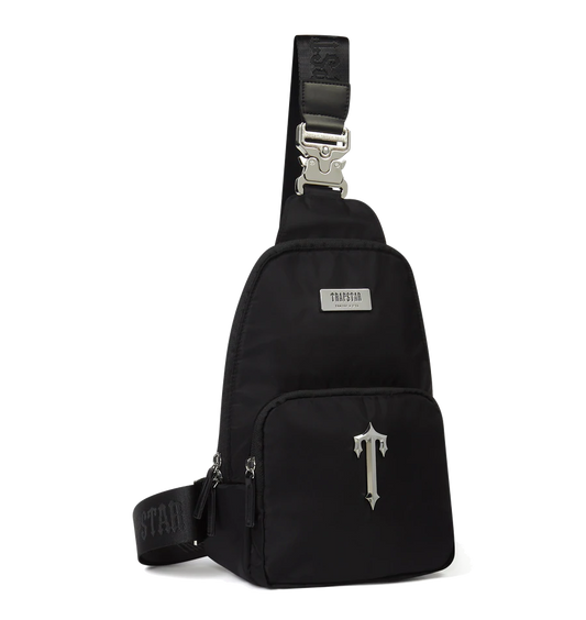 Trapstar Premium Irongate T Sling Bag - Black